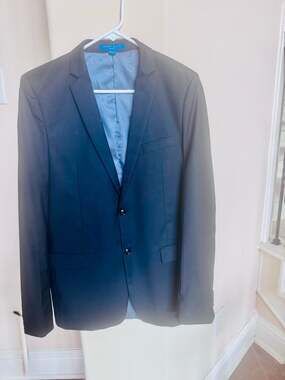 Perry Ellis Boy Suit Jacket Blazer Black Size 20 Style PB363-01